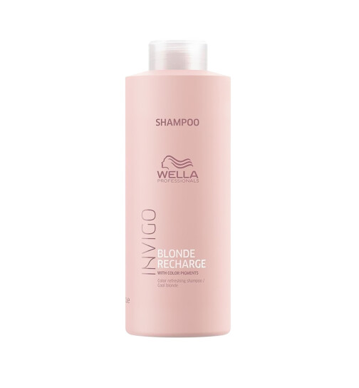 Wella Invigo Blonde Recharge Cool Blonde Color Refreshing Shampoo 1000ml