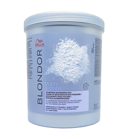 Wella Blondor Staubfreies Blondierpulver Multi Blonde Powder, 800g