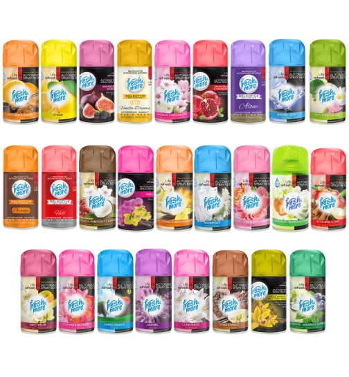 Fresh & More Lufterfrischer Nachfüller (12er Mix Pack) 250ml