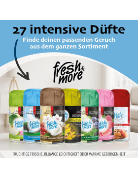Fresh & More Lufterfrischer Nachfüller (12er Mix Pack) 250ml