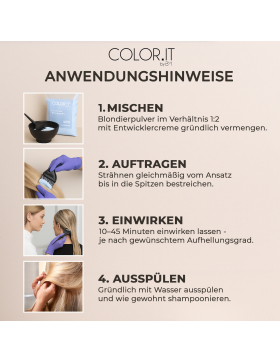COLOR.IT by BM Blondierpulver - Premium-Haaraufheller 500g