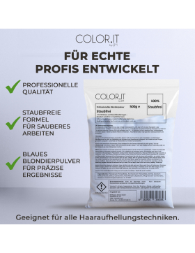 COLOR.IT by BM Blondierpulver 500g Mit Aufbewahrungsdose