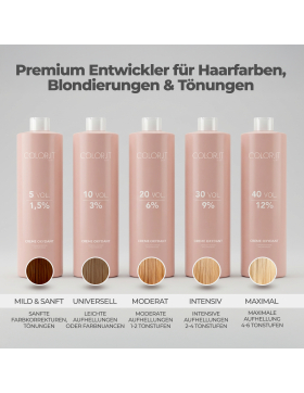 COLOR.IT by BM Entwickler für Haarfarben 1L mit Keratin & Arganöl