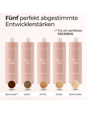 COLOR.IT Blondier-Set 1000ml Creme-Entwickler und 500g Blondierpulver