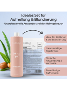 COLOR.IT Blondier-Set 1000ml Creme-Entwickler und 500g Blondierpulver