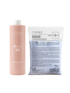 COLOR.IT Blondier-Set 1000ml Creme-Entwickler und 500g Blondierpulver
