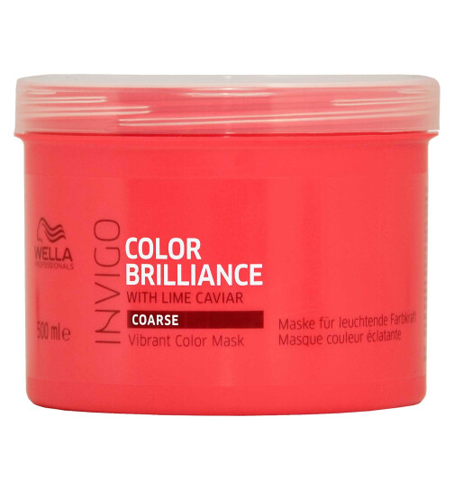 Wella Invigo Color Brilliance Mask Coarse Hair Kräftiges Coloriertes Haar, 500ml