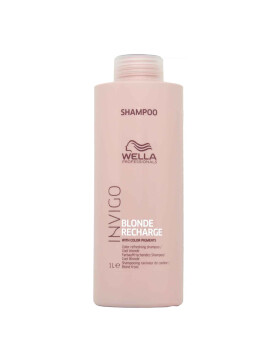 Wella Invigo Cool Blonde Recharge Refreshing Shampoo, 1000ml