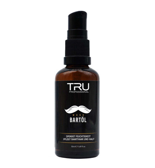 Tru Bartöl Pflege Beard & Skin Oil Mit Holzigem Duft, 50ml