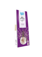 Fresh &amp; More Reed Diffuser Duftvasen Lufterfrischer mit nat&uuml;rlichen Duftst&auml;bchen 35ml Lavendel