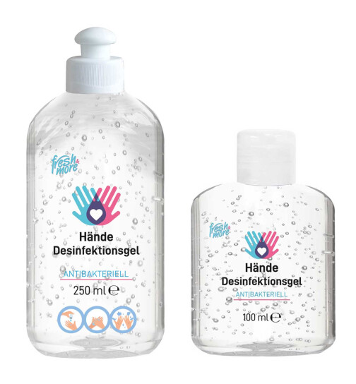 Fresh & More Desinfektionsgel - Tropffreie Hygiene Mit 70 % Ethanol