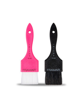 Framar Power Painter Color Brush Black &amp; Pink...
