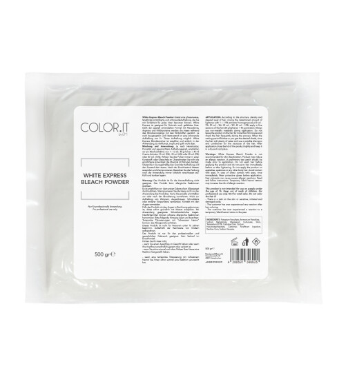 COLOR.IT by BM Professionelles Blondierpulver White Express Staubfrei, 500g