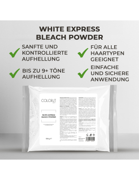 COLOR.IT by BM Professionelles Blondierpulver White Express Staubfrei, 500g