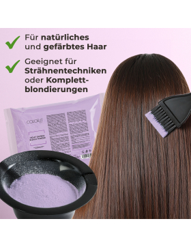COLOR.IT by BM Blondierpulver Violet Express Staubfrei, 500g