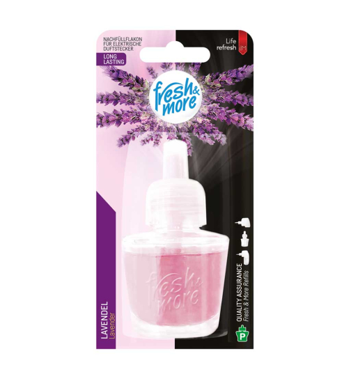 Fresh&More Nachfüllflakons Passend Für E-Duftstecker, 19ml  Lavendel