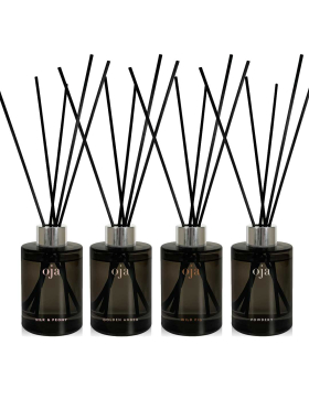 Oja Duftvase Reed Diffuser Selection Duftvase (4er Mix...