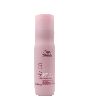 Wella Invigo Cool Blonde Recharge Refreshing Shampoo, 250ml