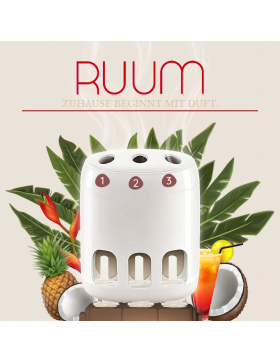 Ruum Refill Bottles (Pack of 6) Mix Compatible With 3Volution Fragrance Plug, 20ml