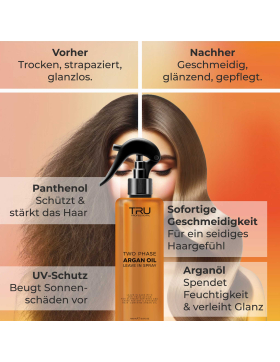 Tru Two Phase Arganöl Leave-In Spray 400 ml,...