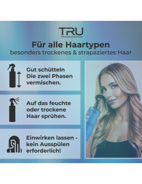Tru Two Phase Keratin Leave-In Spray Conditioner, 400 ml