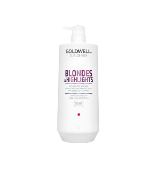 Goldwell Blondes & Highlights Anti-Gelbstich Shampoo Für Blondes Haar, 1000ml