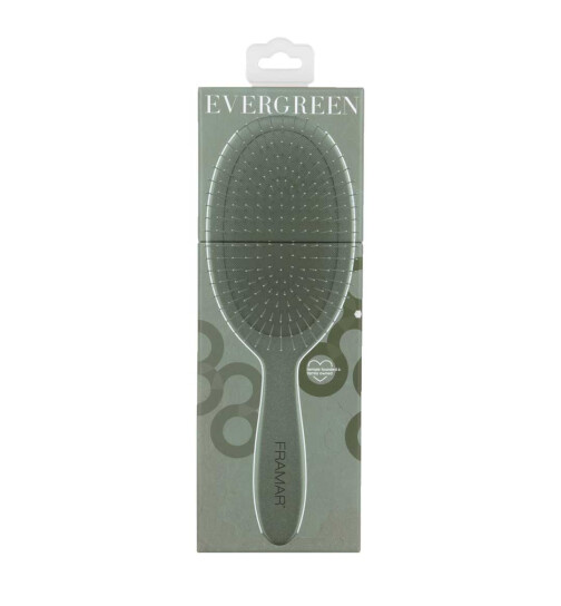 Framar Detangling Hair Brush - Evergreen