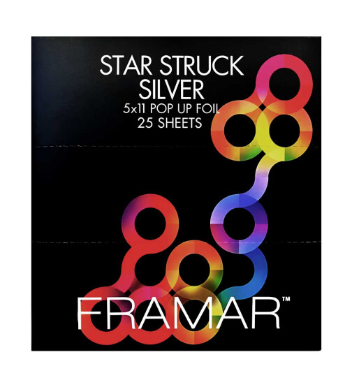 Foil It Star Struck Silver 12,7cm x 27,9cm, 25 Blatt