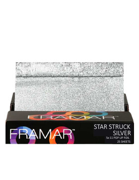 Foil It Star Struck Silver 12,7cm x 27,9cm, 25 Blatt