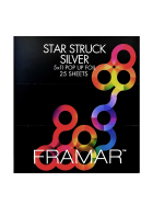 Foil It Star Struck Silver 12,7cm x 27,9cm, 25 Blatt