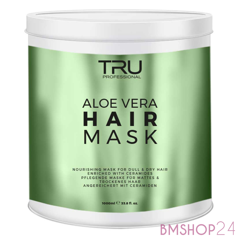 TRU Hair Mask Aloe Vera 1000ml  Feuchtigkeit & Regeneration Fr Troc, 9,95