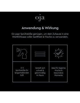 Oja Raumspray Lufterfrischer (1er Pack) 500ml