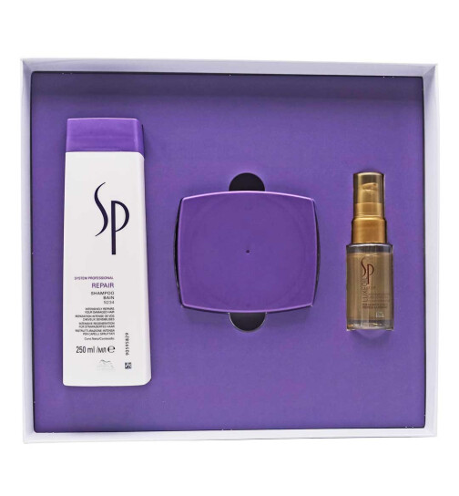 Wella SP Repair Beauty-Geschenkbox, Shampoo 250ml Maske 200ml, Luxeoil 30ml