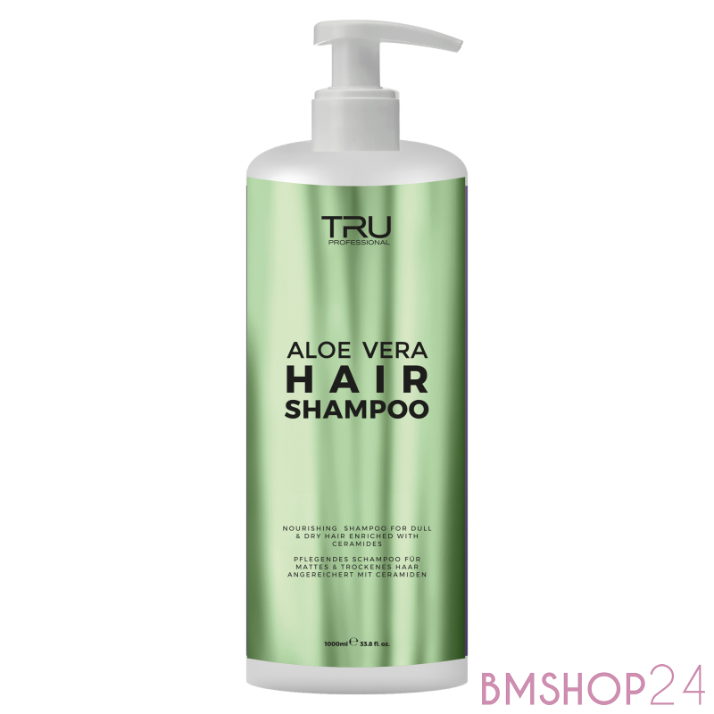 TRU Aloe Vera Hair Shampoo  Fr Geschmeidiges Haar, 1000ml - bmshop2,  14,95
