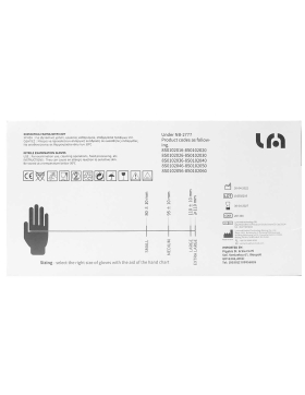 Nitril Gloves Black Untersuchungshandschuh Puderfrei -...
