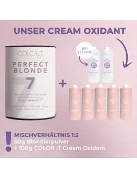 COLOR.IT by BM Perfect Blonde Blondierpulver 500g - Aufheller bis 7 Stufen