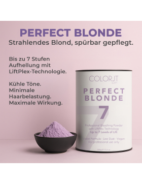 COLOR.IT by BM Perfect Blonde Blondierpulver 500g - Aufheller bis 7 Stufen