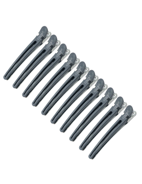 COLOR.IT by BM Haarclips 10 Stück Grey -  für...
