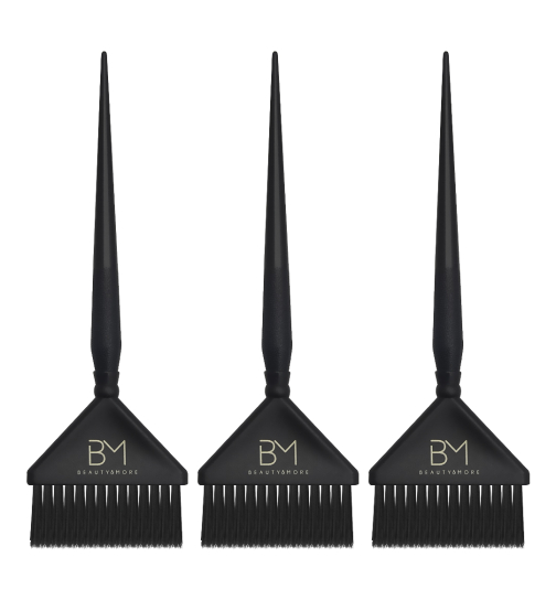 BM XL Brush 3er Set Extra Breite Haarfärbepinsel, 65mm Borsten