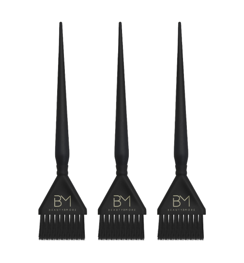BM Brush 3er Set Haarfärbepinsel, 45mm Borsten