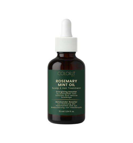Color.It Rosemary Mint Haaröl, 75ml - Natürlich & Vegan - Kräftigt Haarwachstum, Pflegt Kopfhaut & Spitzen