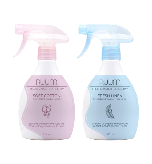 RUUM Textilerfrischer Spray 370 ml, Duftspray für Kleidung & Textilien