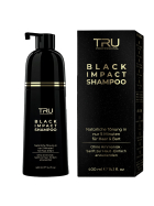 Tru Black Impact Haarfärbeshampoo Schwarz 3in1 gegen graue Haare 400ml