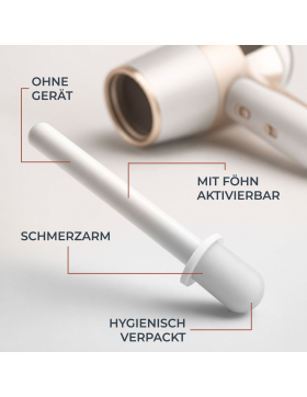 Tru Nasen Ohren Haarentfernung Wax 12 Einweg-Sticks mit Föhn aktivierbar