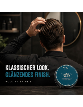 Tru Classic Wax Haarwachs 113 g in Alu Dose, Halt 3, Glanz 5