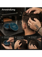 Tru Classic Wax Haarwachs 113 g in Alu Dose, Halt 3, Glanz 5