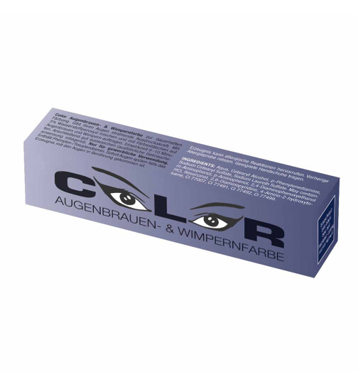 Color Augenbrauen- &amp; Wimpernfarbe 15ml Blauschwarz
