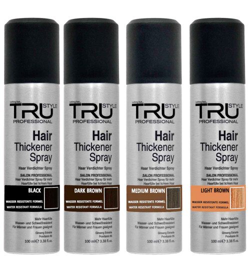 TRU Professional Haarauff&uuml;ller Haarverdichter Farb-Spray 100ml