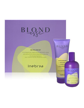 Inebrya No-Yellow Kit f&uuml;r blondes, gebleichtes &amp; graues Haar (250ml + 300ml)