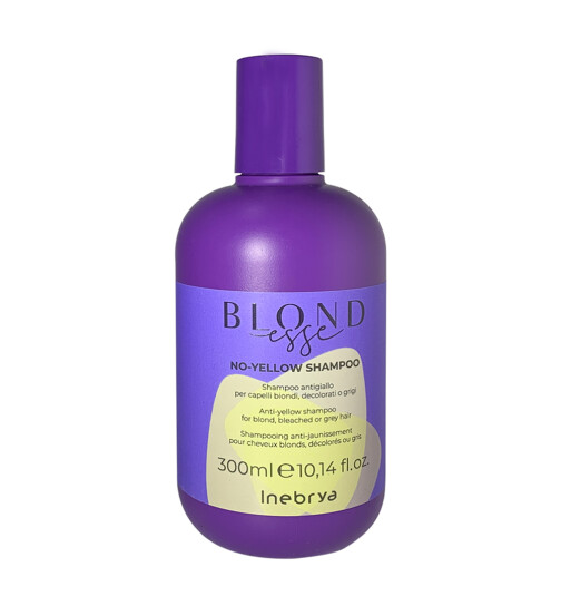 Inebrya No-Yellow Shampoo f&uuml;r blondes, gebleichtes &amp; graues Haar 300ml